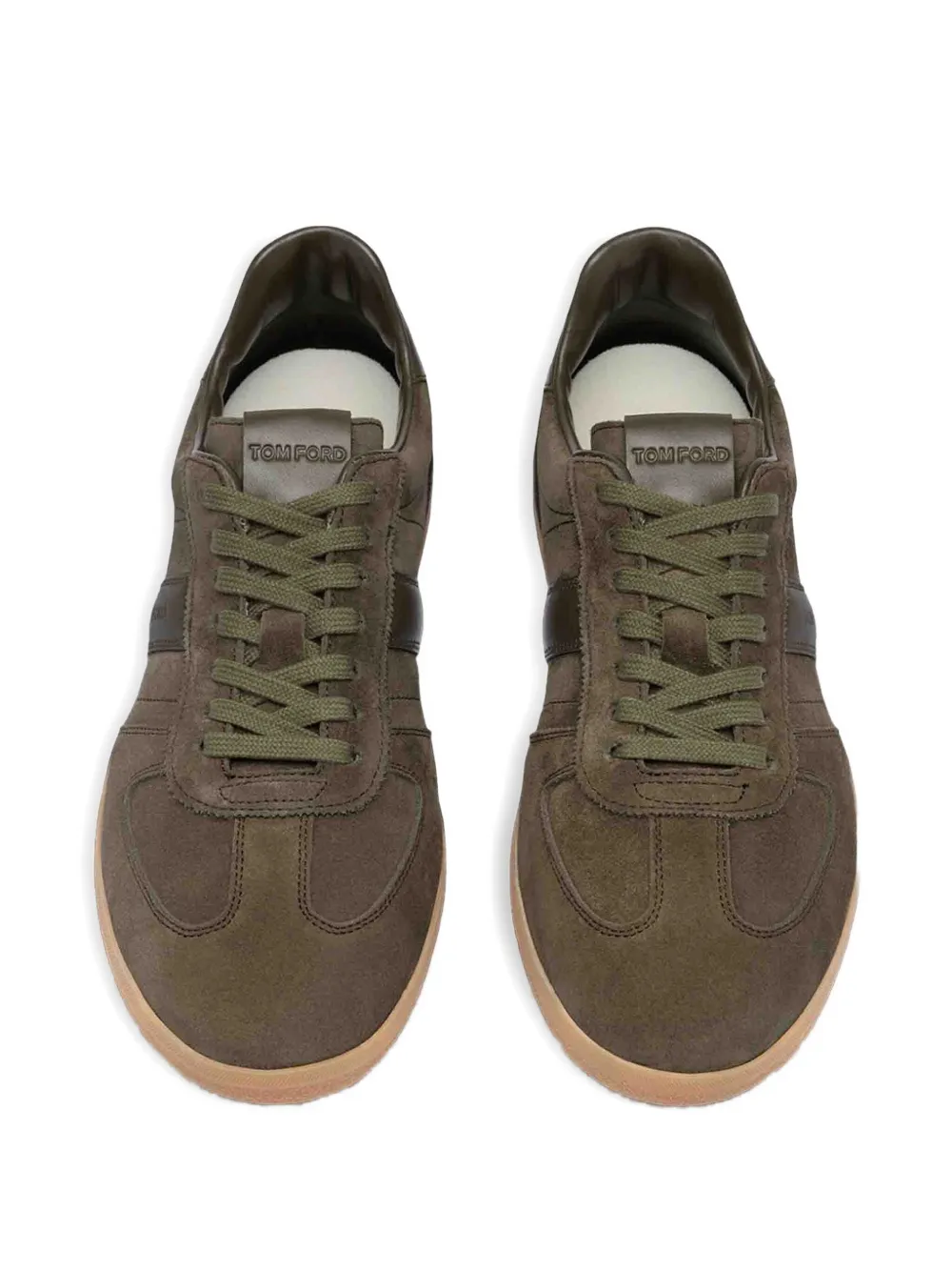 TOM FORD leather sneakers Brown