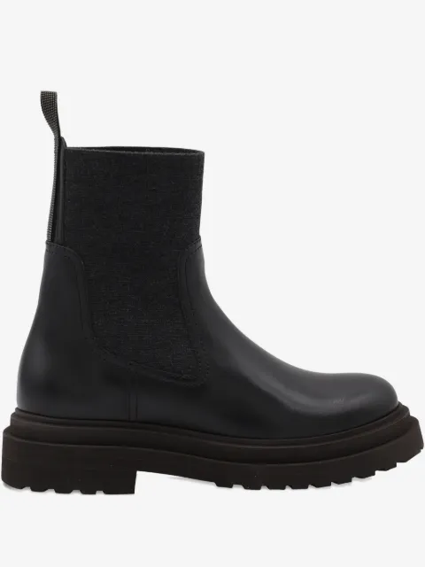 Brunello Cucinelli platform Chelsea boots