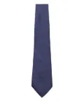 Canali geometric-pattern tie - Blue