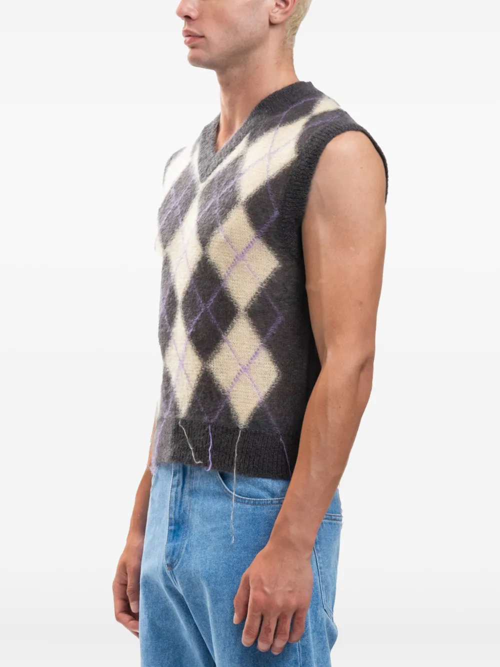 Marni argyle sweater vest | Vests & Tank Tops | Image 2