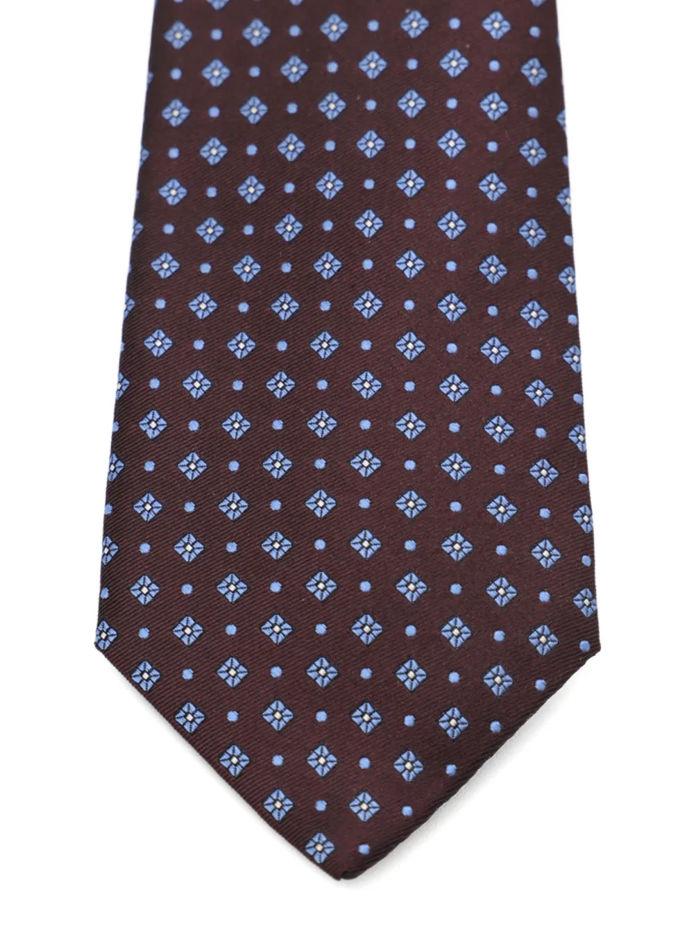 Canali Stropdas met patroon Blauw