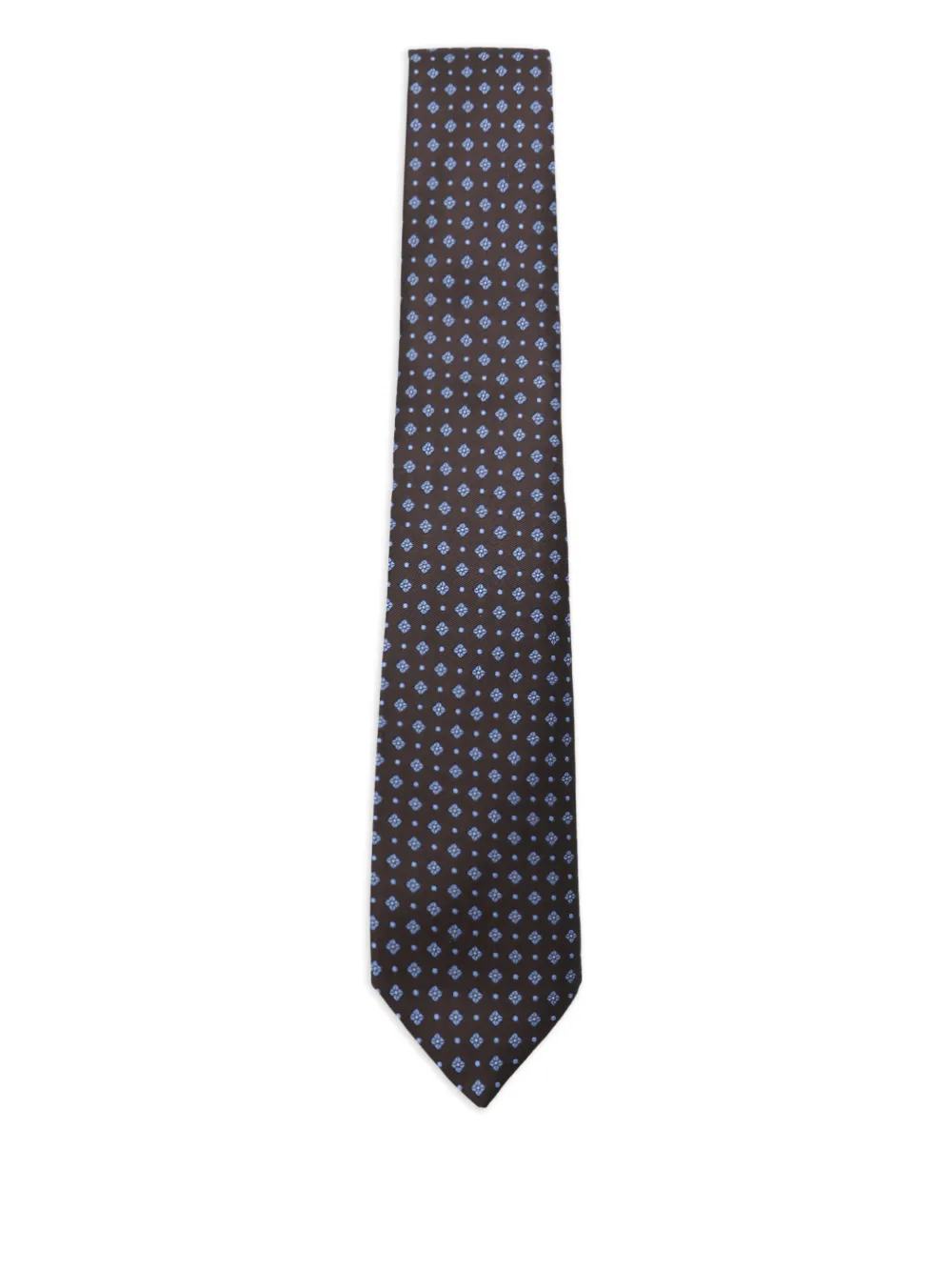 Canali patterned wool tie | marrón | Image 1