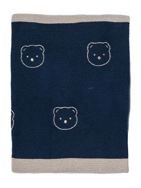 Baby Lord Saco de dormir com intarsia de urso