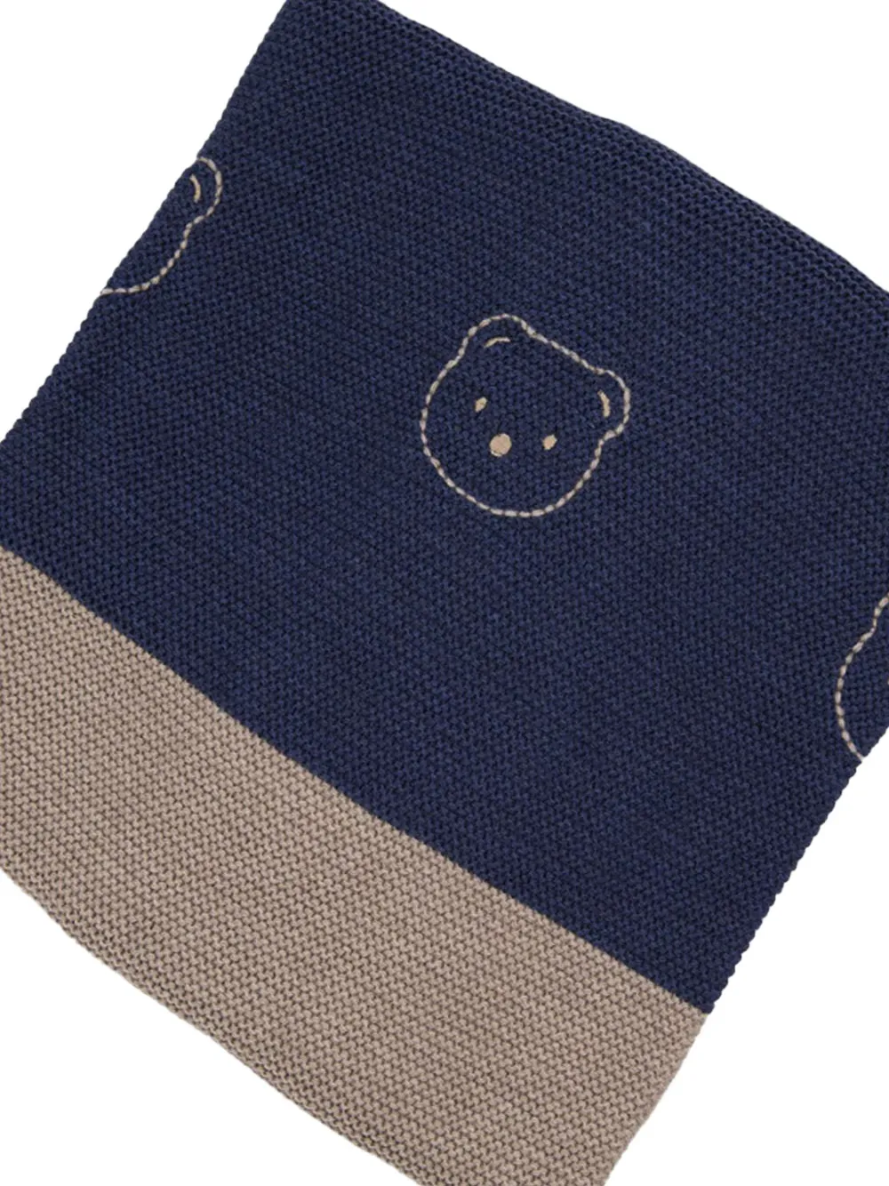 Baby Lord Gebreide slaapzak met intarsia beer Blauw