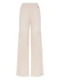 Akep knitted lace-insert trousers - Neutrals
