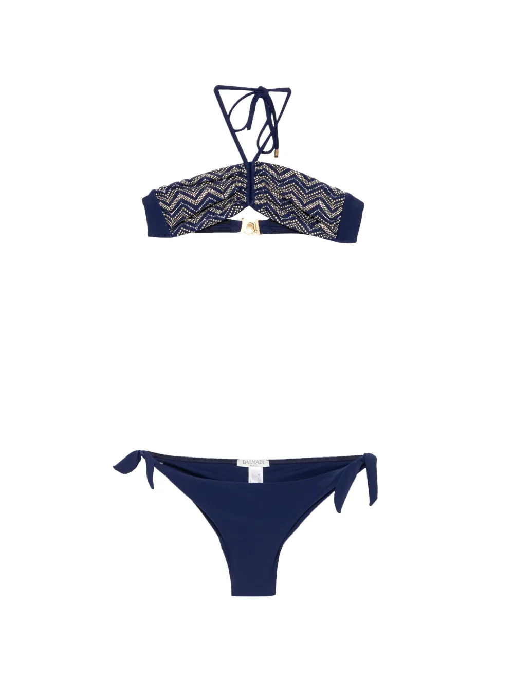 Balmain Verzierter Bikini - Blau