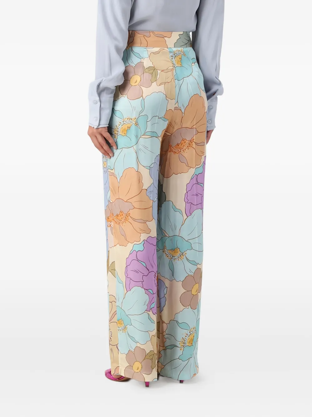 Kaos floral-print trousers - Veelkleurig