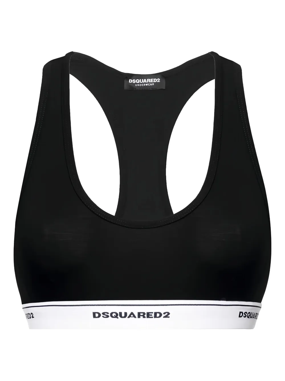 DSQUARED2 Reggiseno con banda logo - Nero