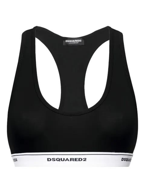 DSQUARED2 logo band bra