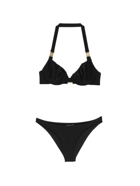 Balmain logo-plaque bikini