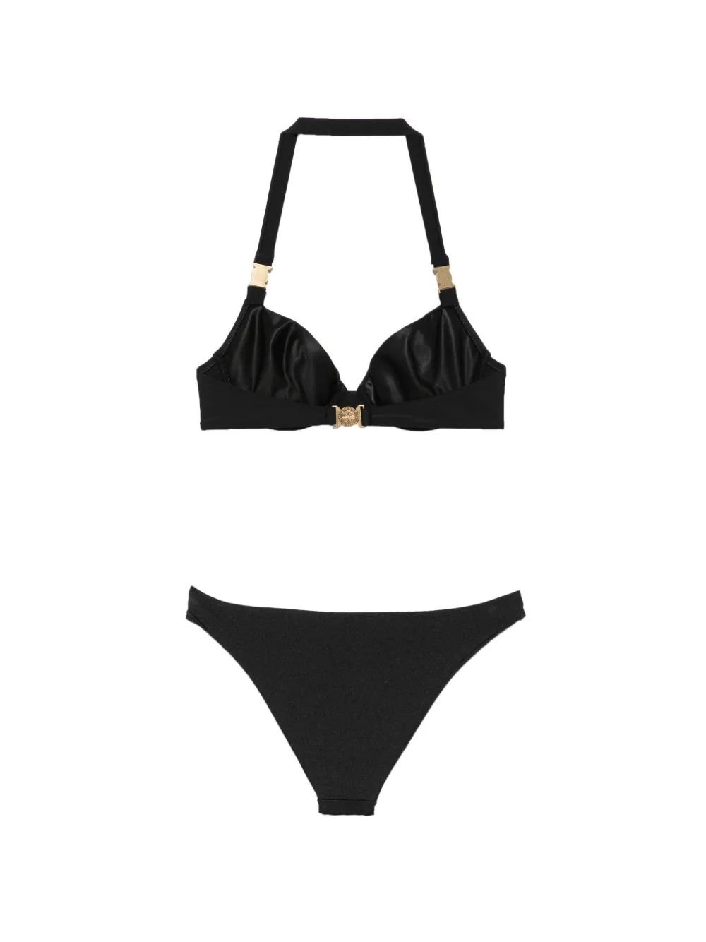 Balmain Bikini met logoplakkaat Zwart