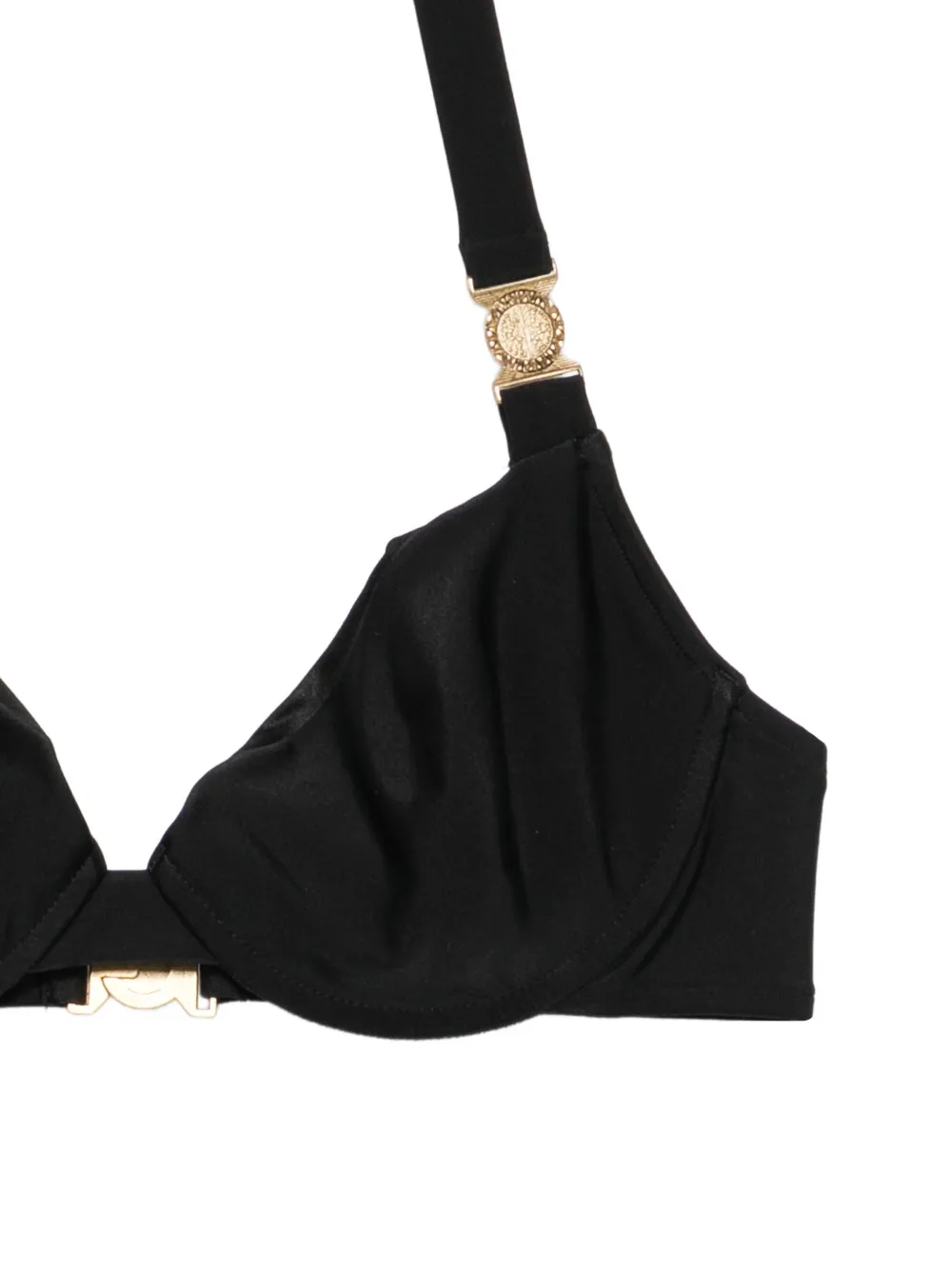 Balmain Bikini met logoplakkaat Zwart