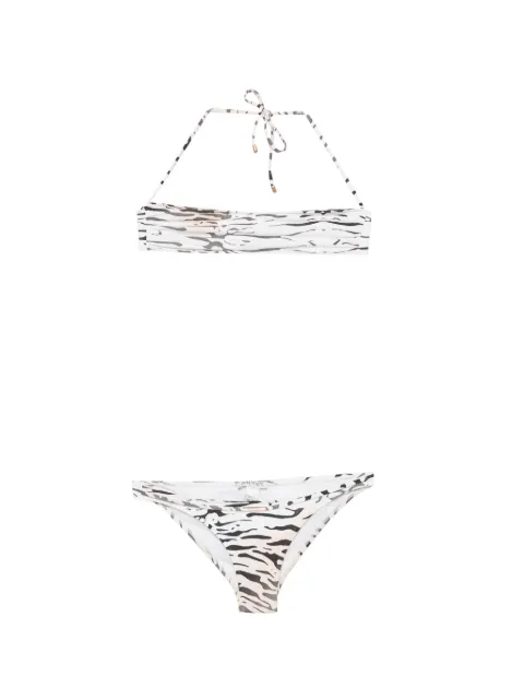 Balmain tiger-print bikini