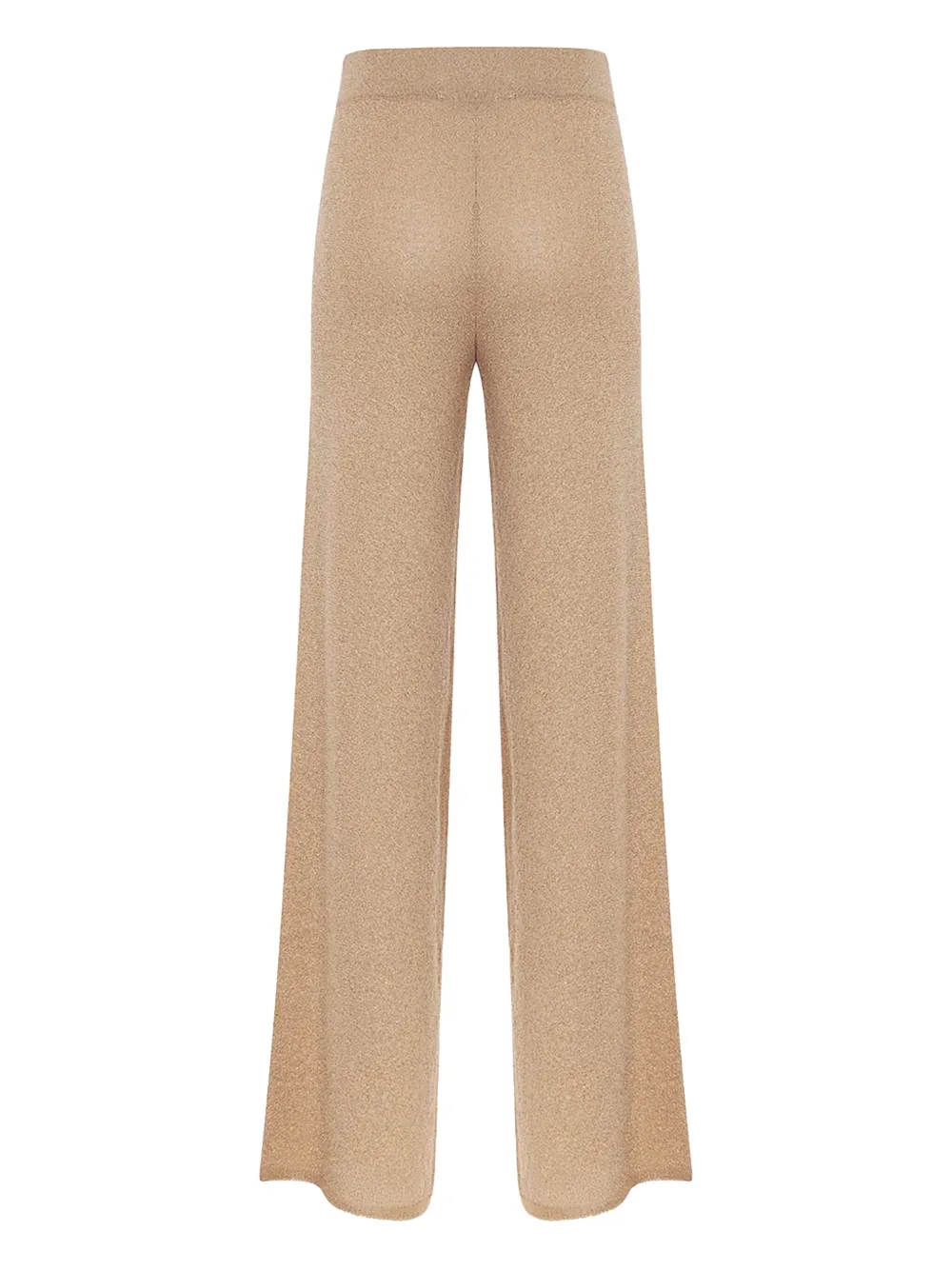 Akep Broek met wijde pijpen Beige