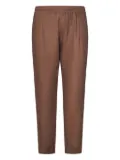 Golden Craft elastic-waist trousers - Brown
