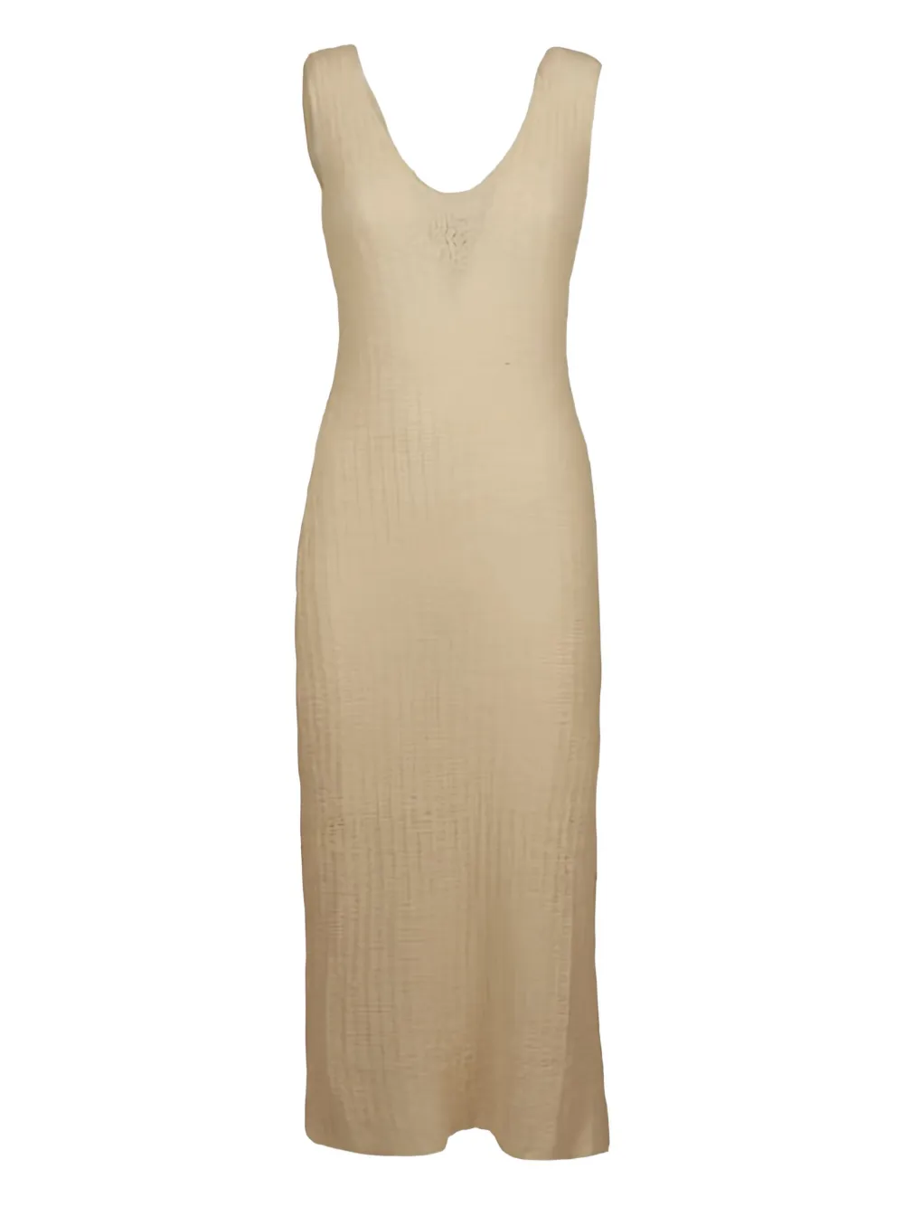 Akep Textured Dress In Neutral