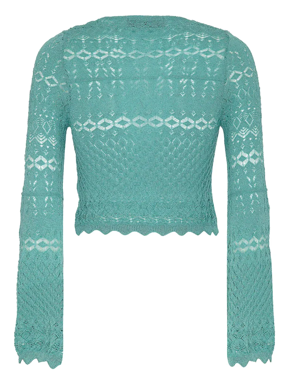 Akep lace-trimmed tie-front cardigan | Cardigans | Image 2