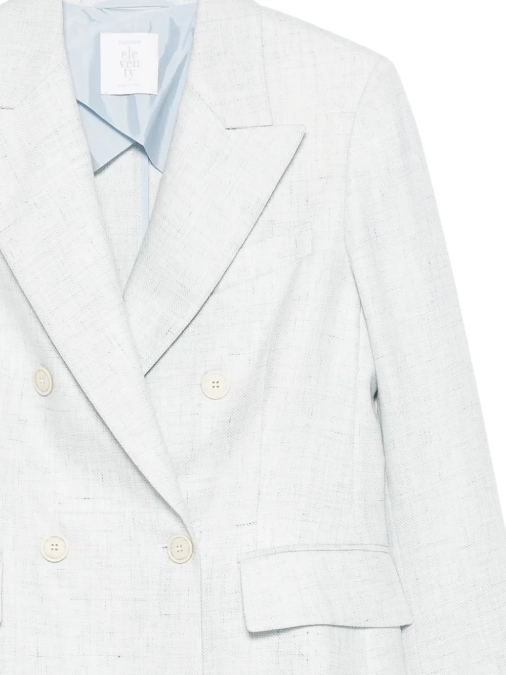 Eleventy Blazer met dubbele rij knopen Blauw