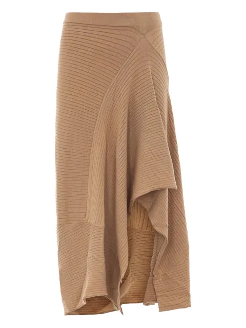 Akep ruffled ribbed skirt