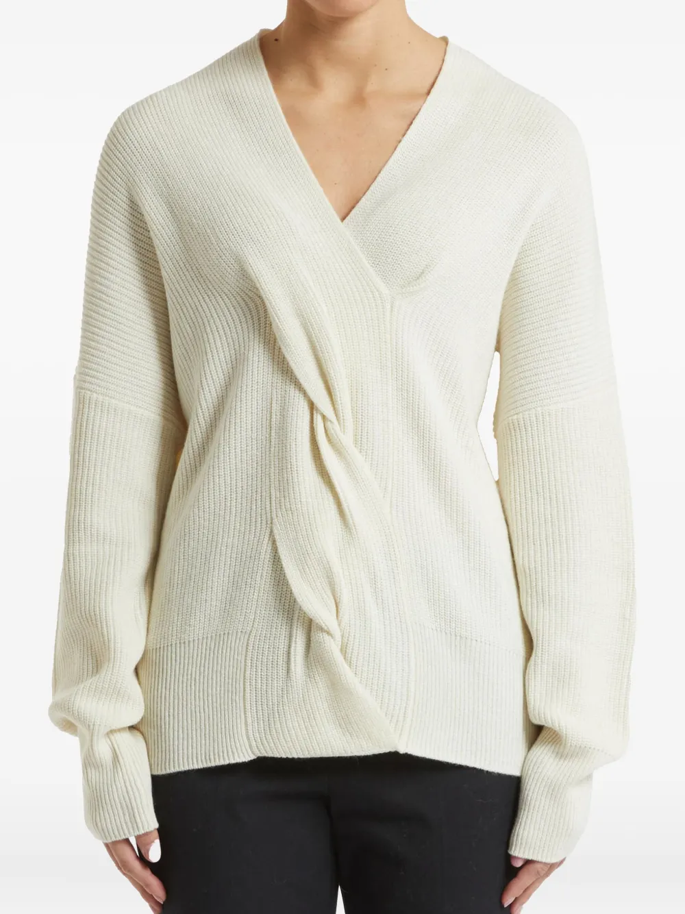Pennyblack twisted-detail sweater Beige
