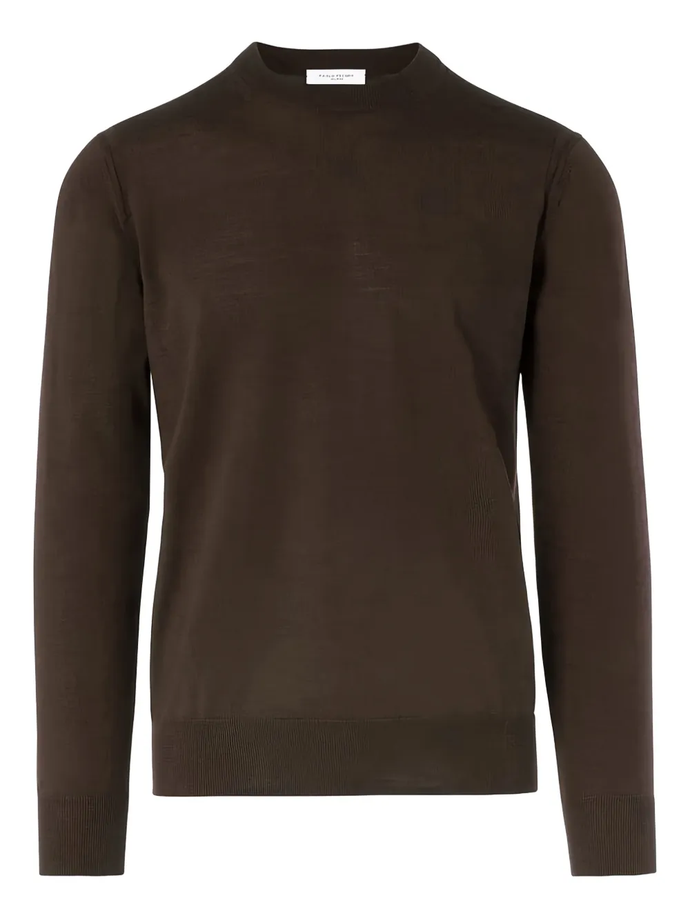Paolo Pecora round-neck wool sweater Bruin
