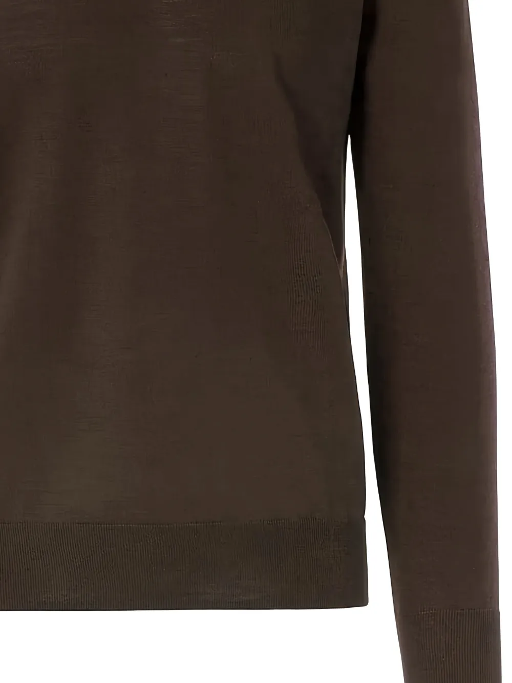 Paolo Pecora round-neck wool sweater Bruin