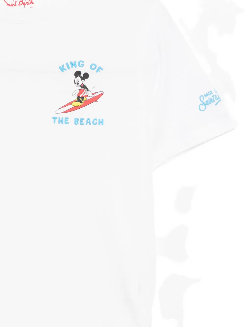 MC2 Saint Barth Kids T-shirt met borduurwerk Wit