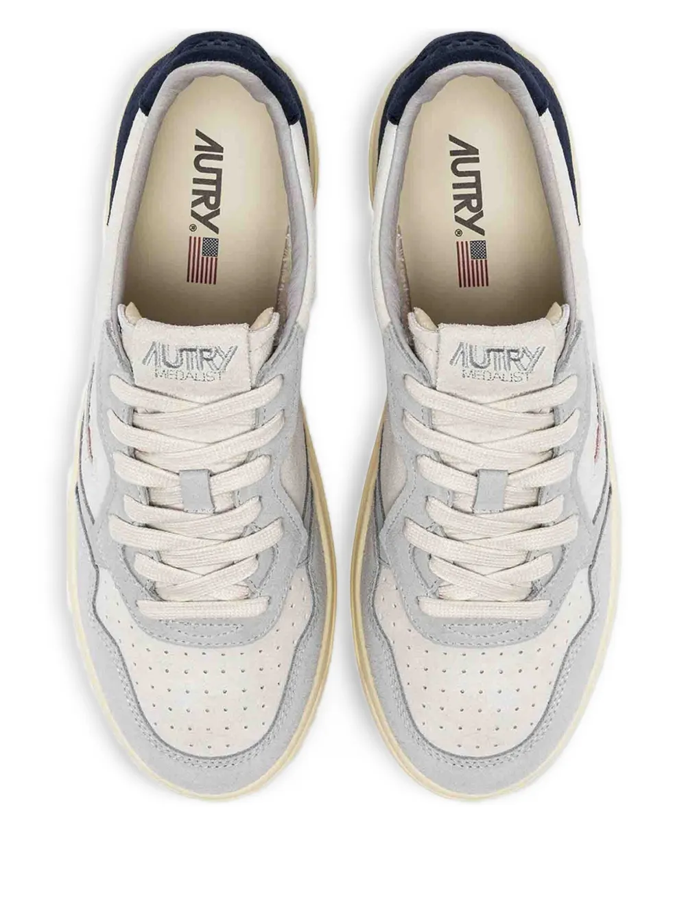 Autry Medalist suede leather sneakers TS03 LOFT-SPBLU