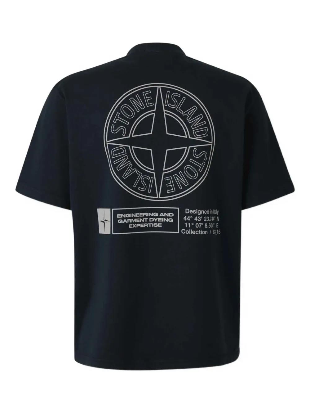 Stone Island Compass-logo T-shirt Blauw