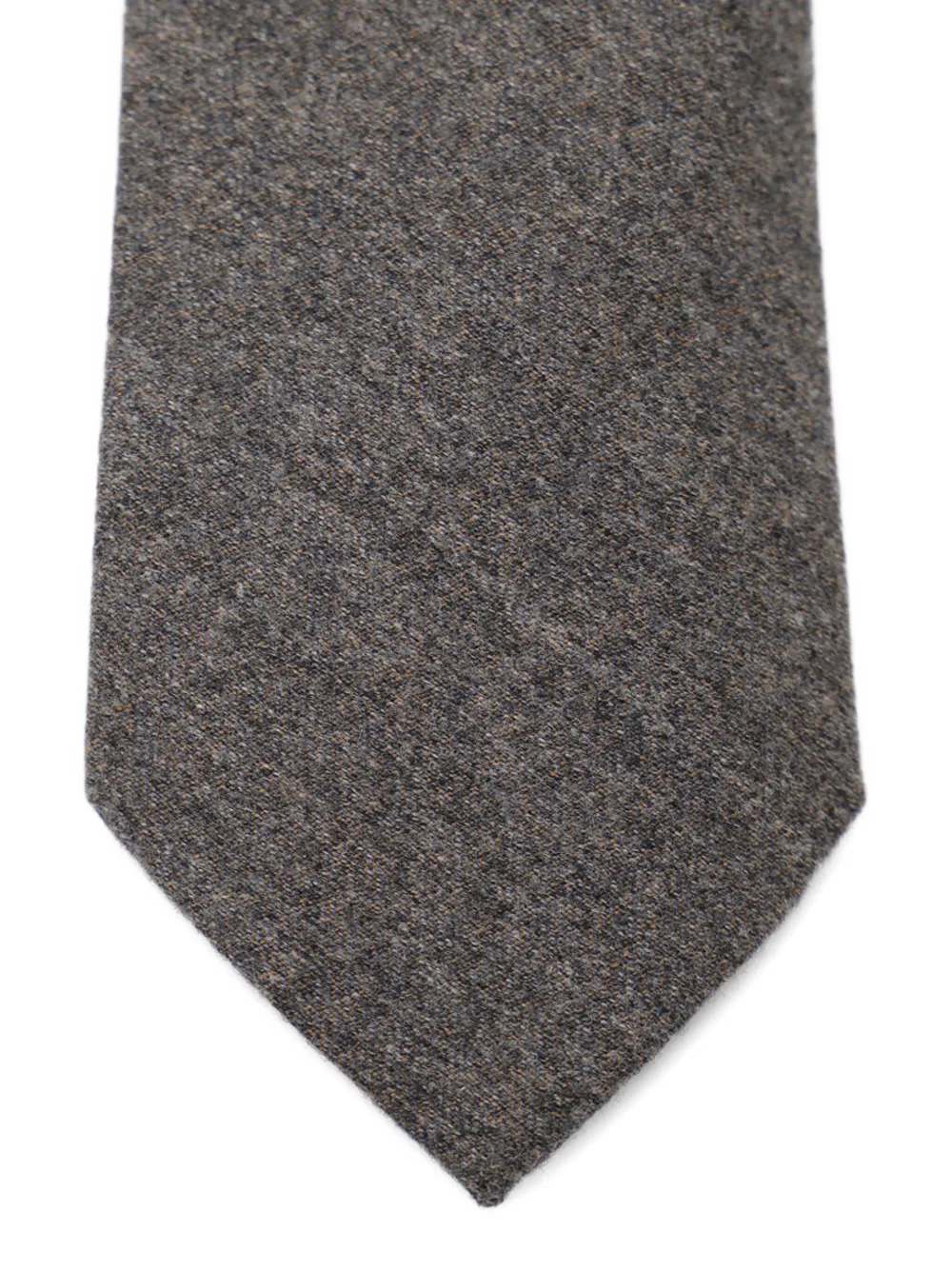 Canali wool tie Bruin