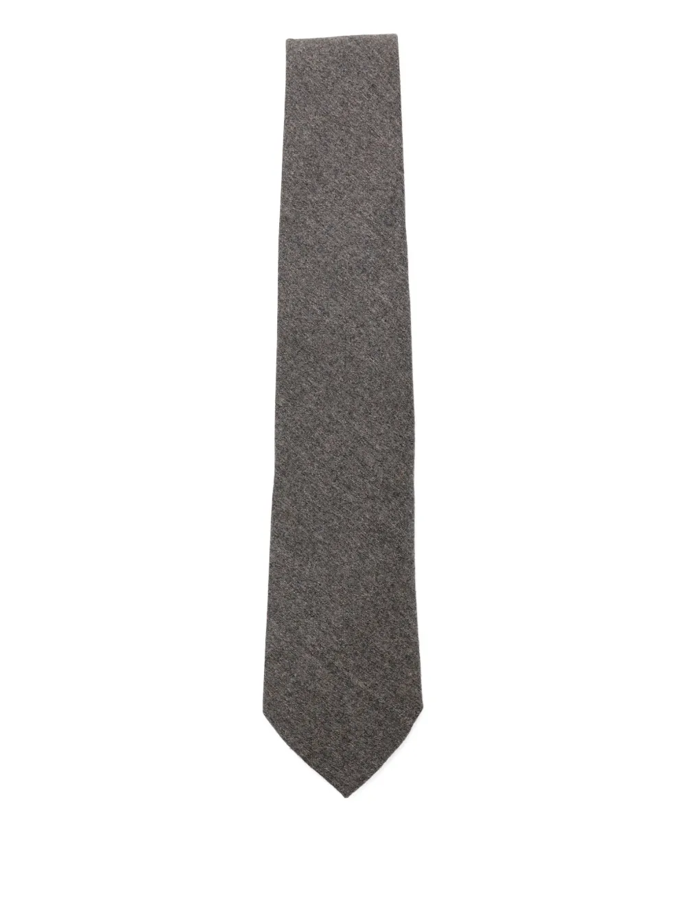Canali wool tie Bruin