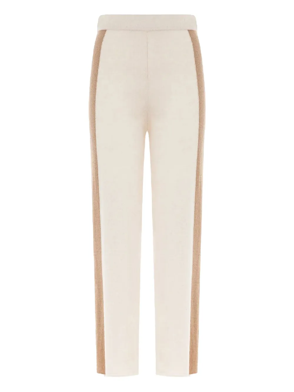 Akep side-stripe straight trousers Wit