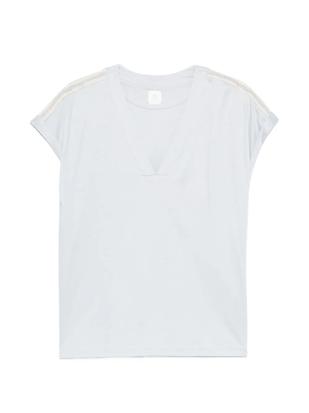 Eleventy V-neck T-shirt Blauw