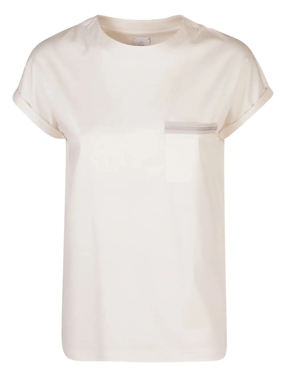 Eleventy pocket-detail short-sleeve T-shirt Beige