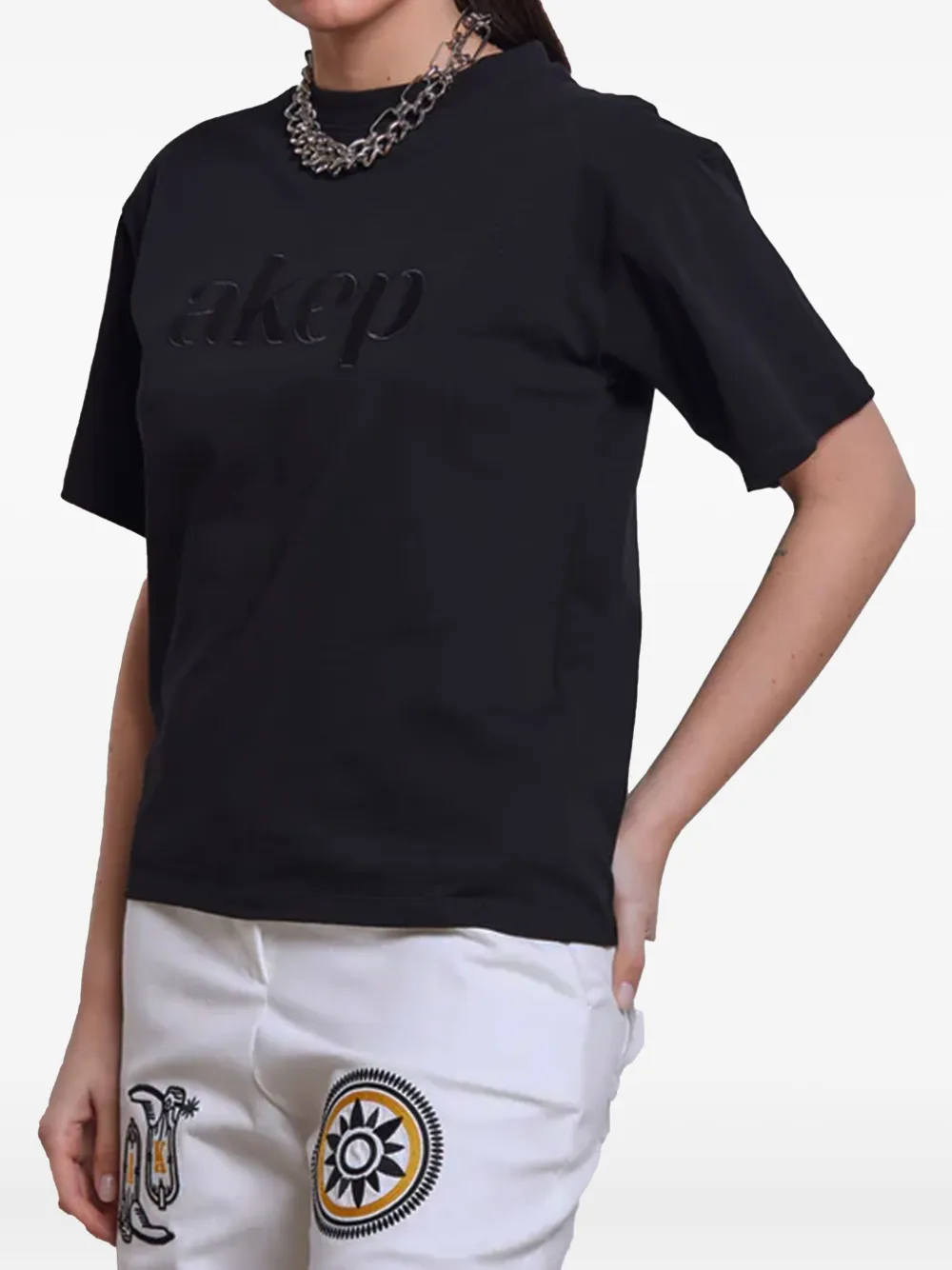 embroidered logo T-shirt