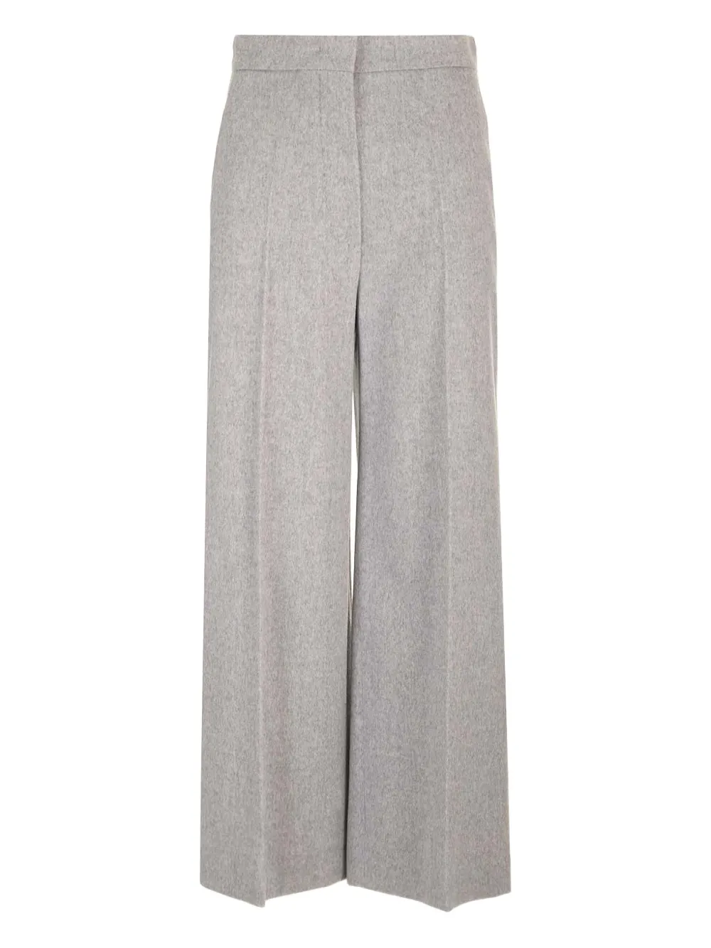 Max Mara Wool Tailored Trousers In Gray
