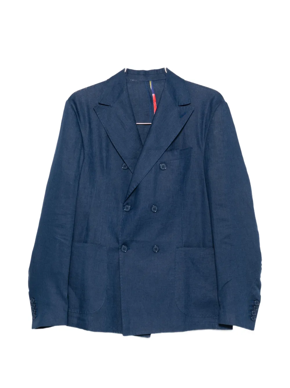 Alessandro Lamura double-breasted peak-lapels blazer - Blau