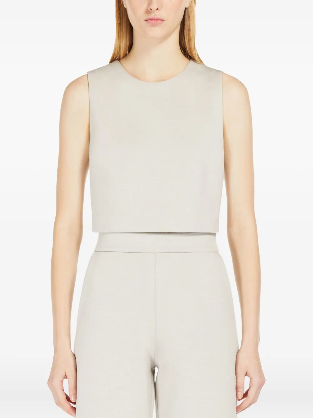 Max Mara sleeveless round-neck top | Vests & Tank Tops | Image 2