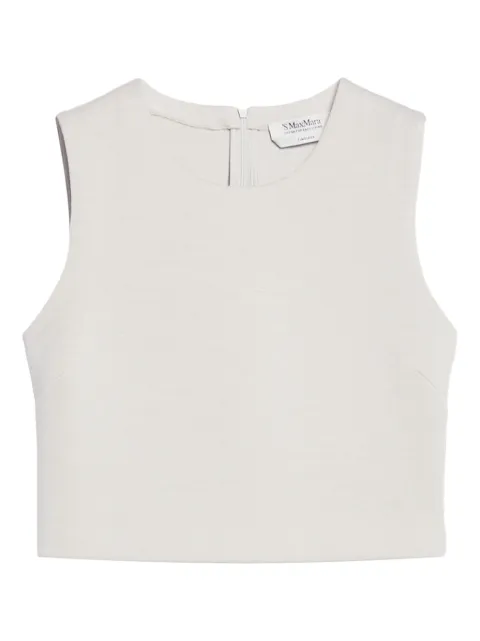 Max Mara sleeveless round-neck top