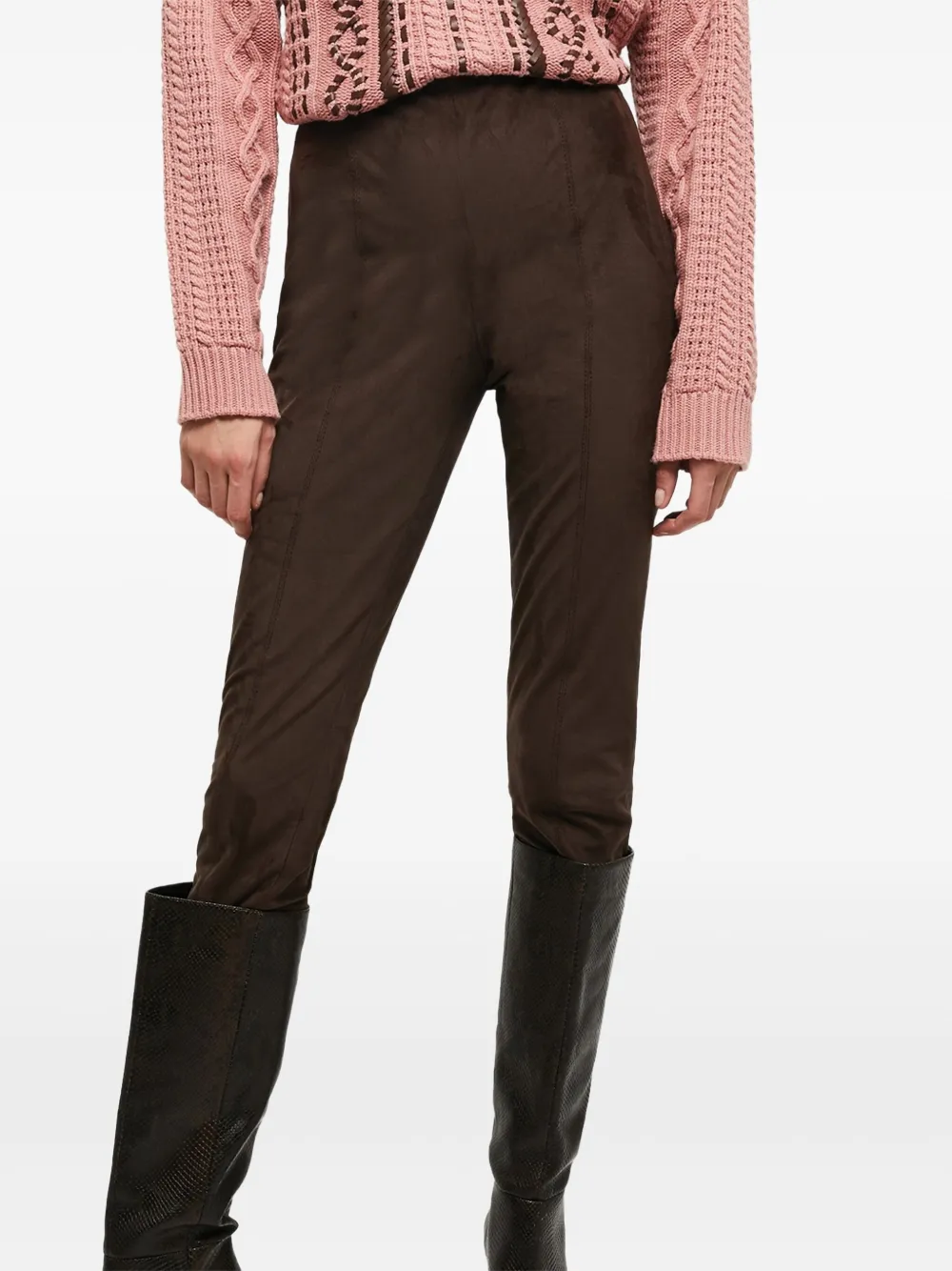 Pennyblack Suède broek Bruin