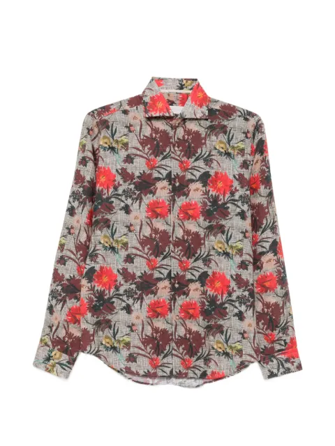 Alessandro Lamura chemise fleurie à manches longues