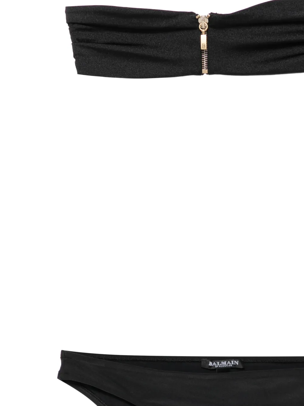 Balmain Bikini met ritssluiting Zwart
