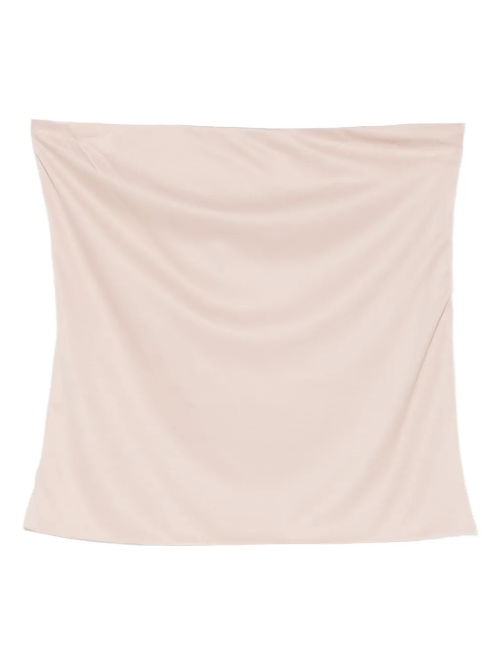 GIADA CURTI Top senza spalline con drappeggio - Toni neutri