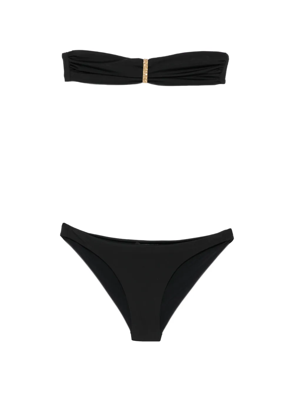 Balmain bandeau bikini - Schwarz