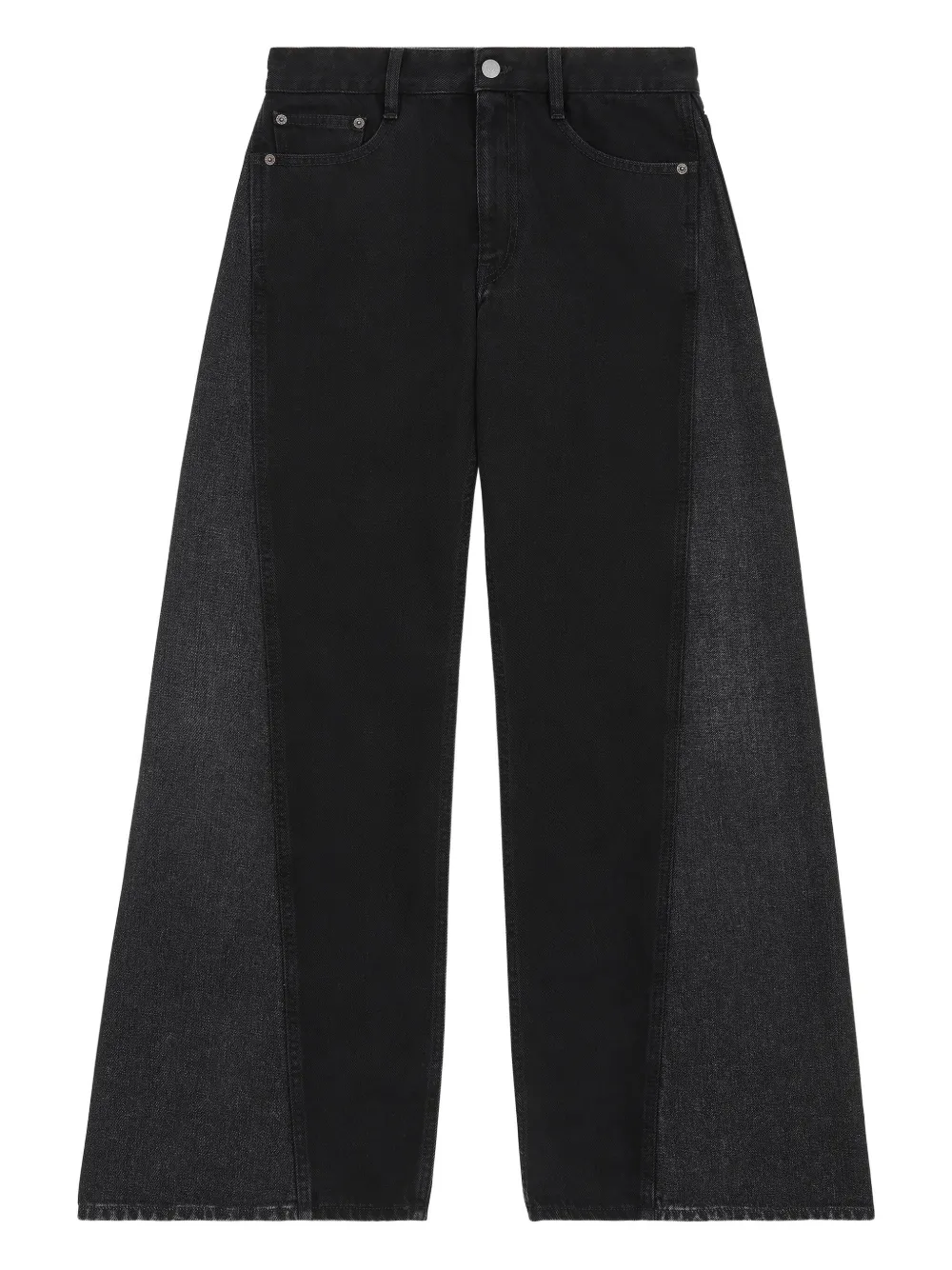 MM6 Maison Margiela panelled jeans Zwart