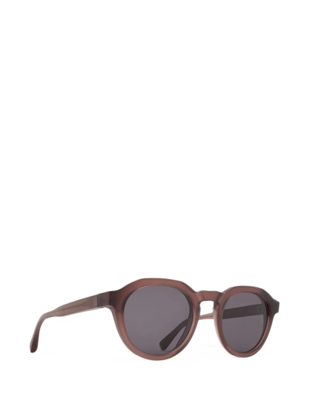 Mykita Kimber zonnebril met rond montuur Bruin