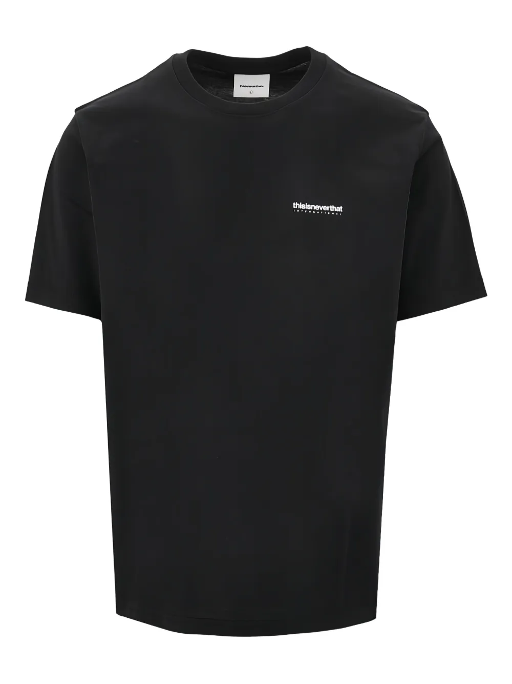 This Is Never That logo-detail T-shirt | Black | Image 1