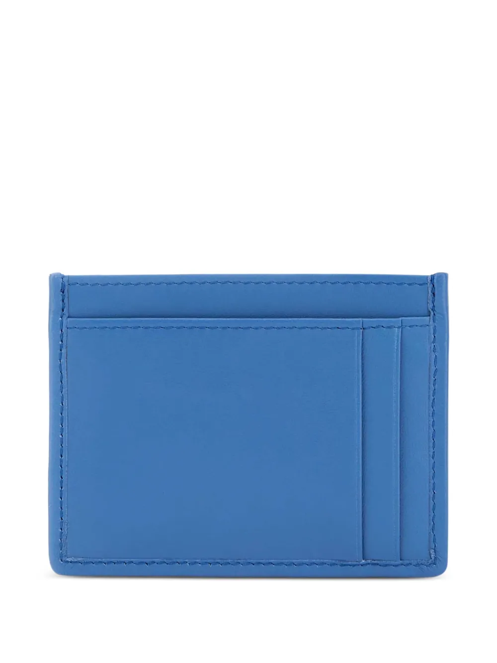Miu Miu Leren pasjeshouder met matelassé-patroon - Blauw