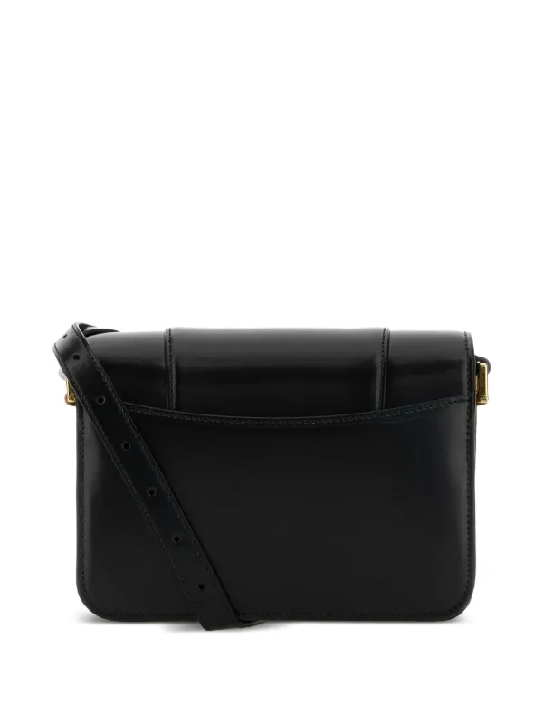 Balenciaga アワーグラス フラップ レザーバッグ | ブラック | FARFETCH JP