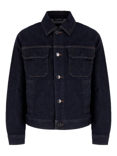 Emporio Armani logo-button denim jacket